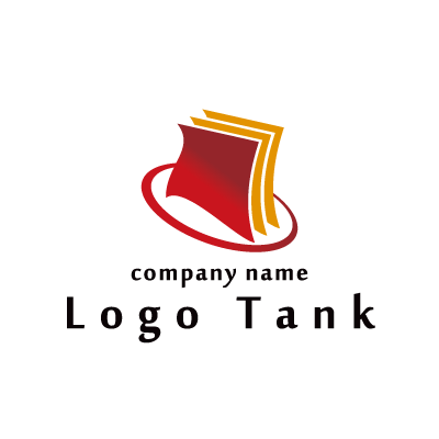 なびく布のロゴ