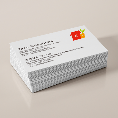 名刺・ショップカード 作成 | 明るい家のロゴ