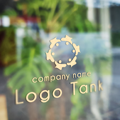 カッティングシート 作成 | 個性や多様性のロゴ