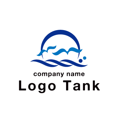 カモメと波のロゴ