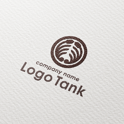 和模様・家紋風のロゴ