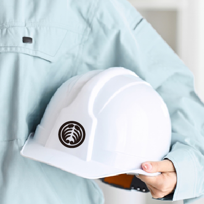 ヘルメット、ステッカー 作成 | 和模様・家紋風のロゴ