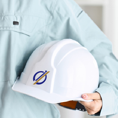 ヘルメット、ステッカー 作成 | 達成や向上のロゴ