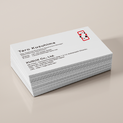 名刺・ショップカード 作成 | SNSマーケティングのロゴ