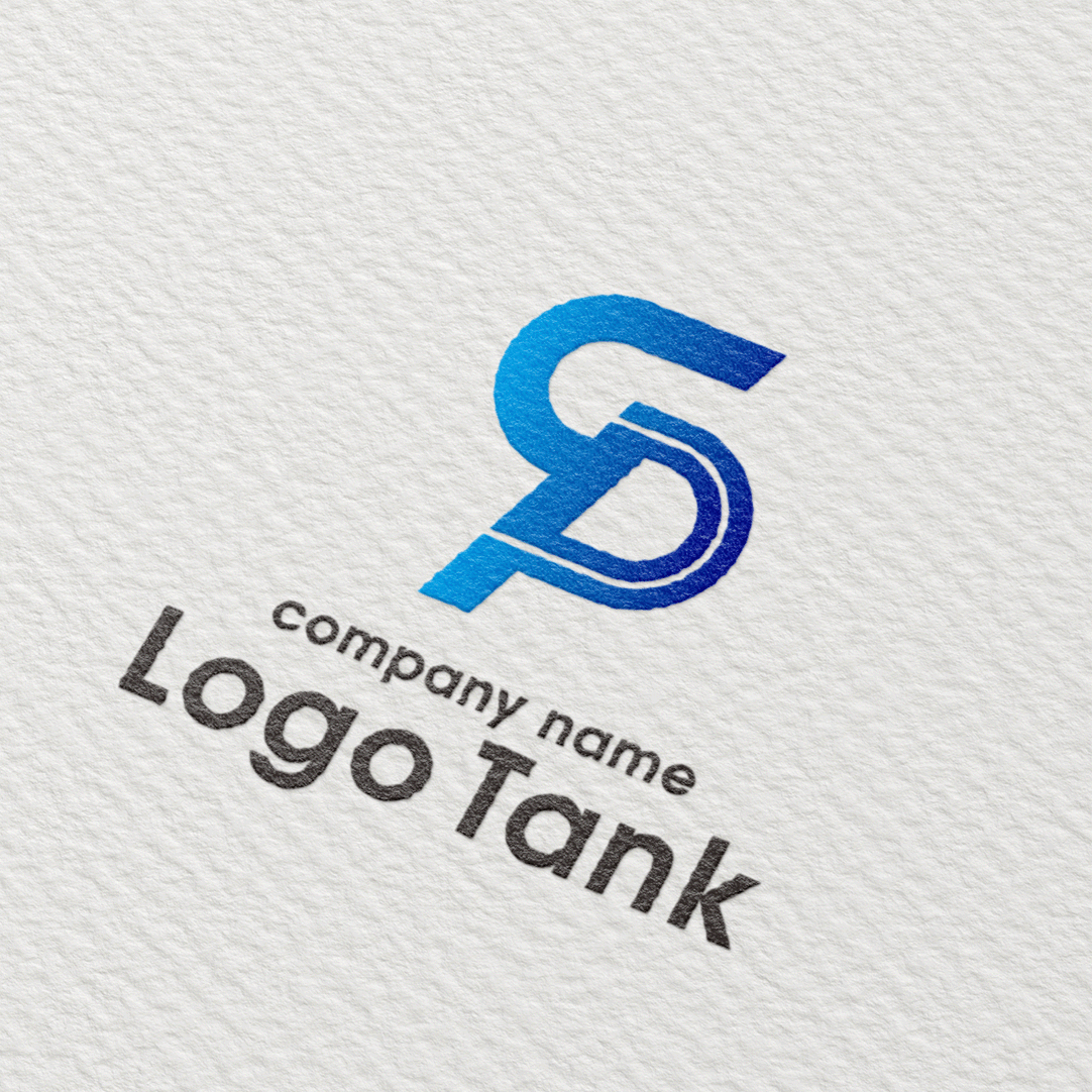 Pと7の融合ロゴ（ブルー）