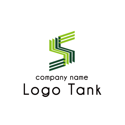 積層するS フローラインロゴ