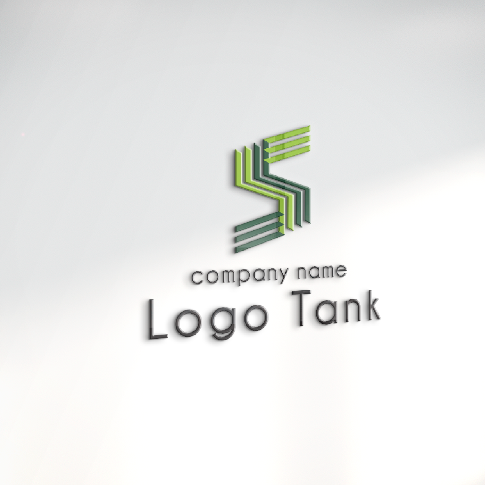 立体・カルプ看板 | 積層するS フローラインロゴ