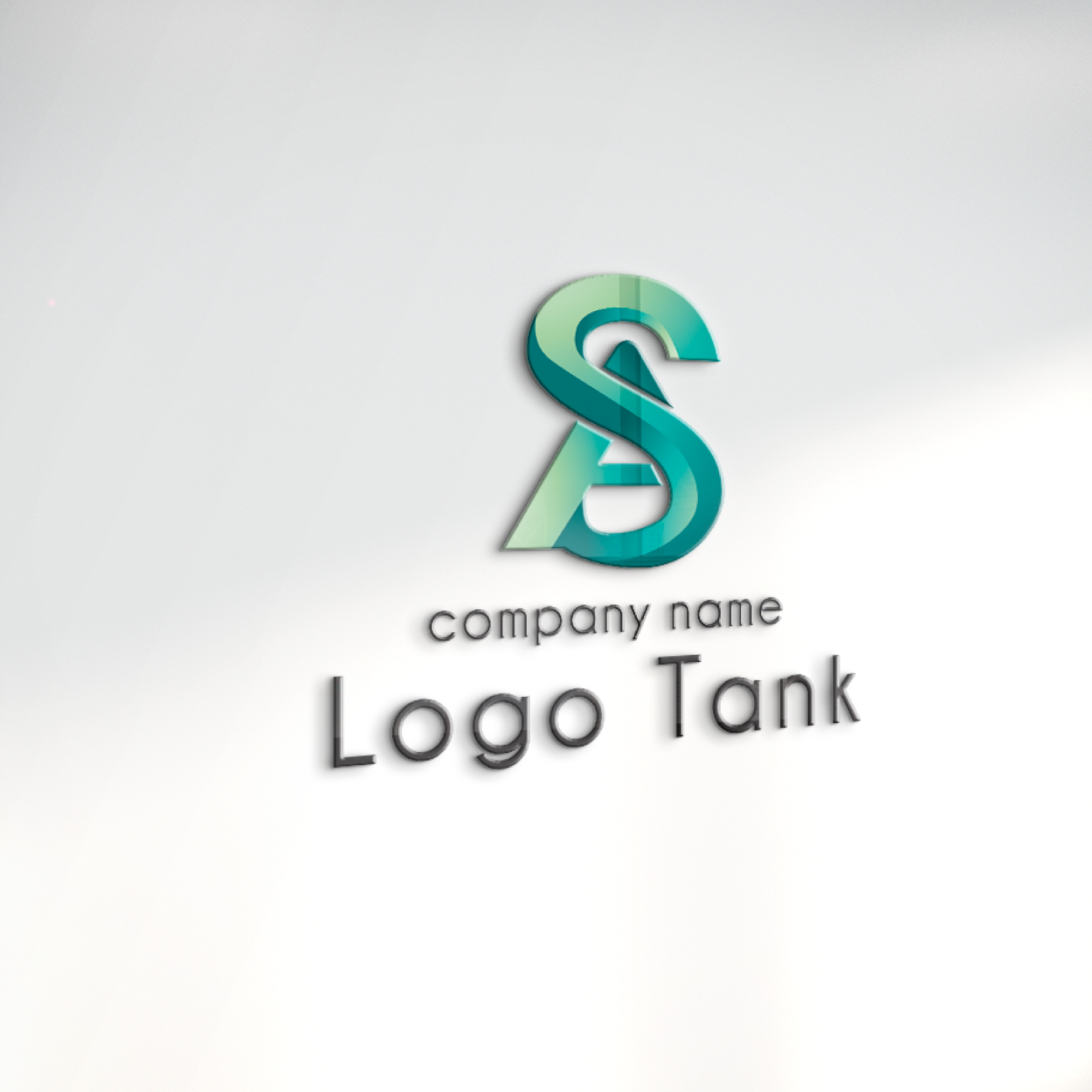 立体・カルプ看板 | S+Aをモチーフにしたロゴ