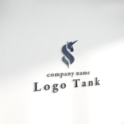 しなやかな「S」に宿る、ユニコーンの気配。 ミニマル / イニシャル / S / アルファベット / ユニコーン / 知性 / 信頼 / 成長 / 洗練 / 未来志向 / しなやかさ / 本質 / 先進性 / 金融 / ベンチャー / IT / 可能性 / 飛躍 / 誠実 / 信用力 /,ロゴタンク,ロゴ,ロゴマーク,作成,制作