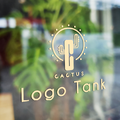 サボテン サボテン/CACTUS/Coffee/太陽/カフェ/植物/ /,ロゴタンク,ロゴ,ロゴマーク,作成,制作