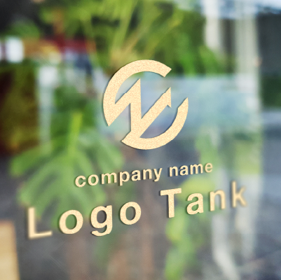 カッティングシート作成 | アルファベットのC・N・矢印をモチーフにしたロゴ