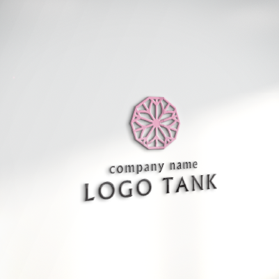 立体・カルプ看板作成 | 家紋風の桜をモチーフにしたロゴ