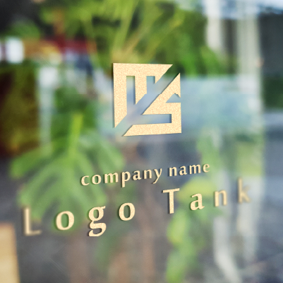 カッティングシート作成 | アルファベットのM・Sを・矢印をモチーフにしたロゴ