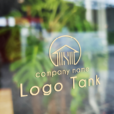 住まいを支えるSハウス S/家/ハウス/住宅/太陽/円/縁/円滑/上昇/設計/工務店/建築/不動産/シンプル/ナチュラル/モダン/クール/ /,ロゴタンク,ロゴ,ロゴマーク,作成,制作