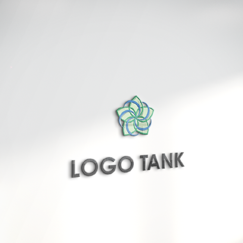 立体・カルプ看板 作成 | 風と緑を感じる幾何学フラワー