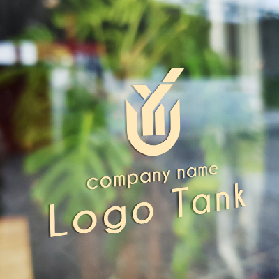 未来へ突き進むY Y/U/未来/上昇/ポジティブ/情熱/目標/結束/信頼/建築/不動産/スポーツ/IT/シンプル/クール/ /,ロゴタンク,ロゴ,ロゴマーク,作成,制作