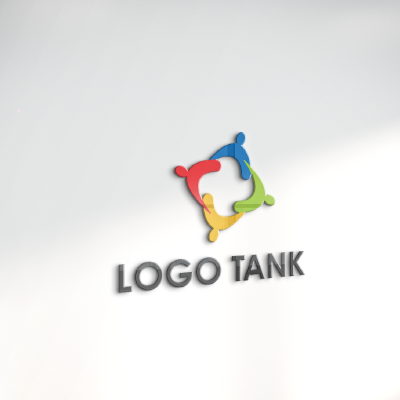 立体・カルプ看板 作成 | 繋がり・多様性のロゴ