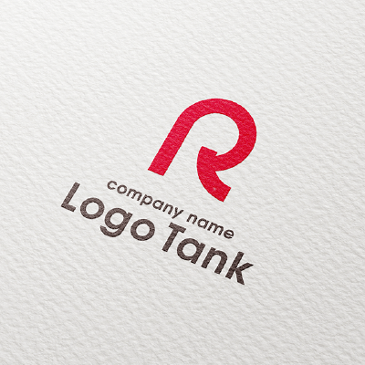 シンプルなRのロゴ