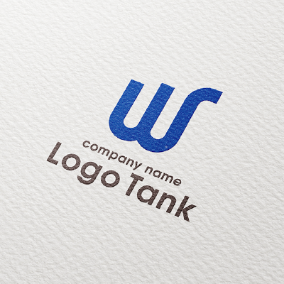 シンプルなWのロゴ