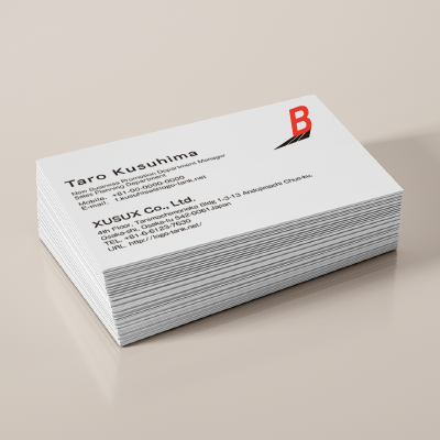 名刺・ショップカード 作成 | Bと道のロゴ