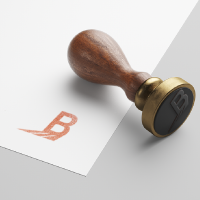 ゴム印・スタンプ作成 | Bと道のロゴ