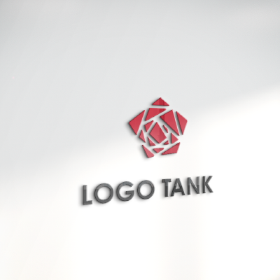 立体・カルプ看板 作成 | 抽象的な薔薇のロゴ