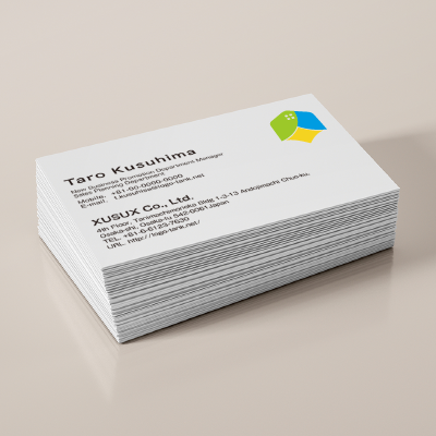 名刺・ショップカード 作成 | ヒカリと家のロゴ