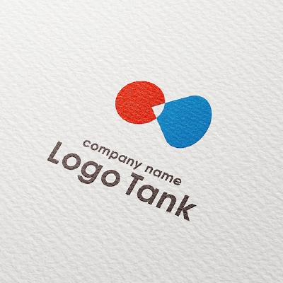 共生や繋がりのロゴ