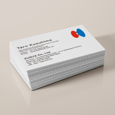 名刺・ショップカード 作成 | 共生や繋がりのロゴ