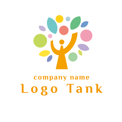 健やかで活き活き感溢れるロゴ