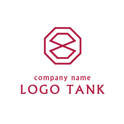 八角形ベースのロゴ