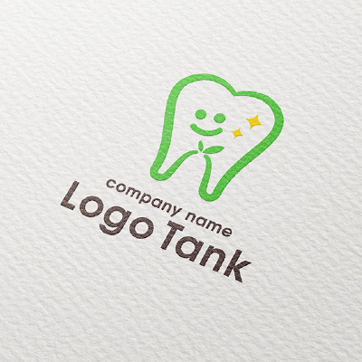 可愛い歯のロゴ
