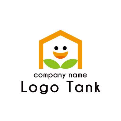 可愛い家のロゴ