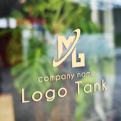結束力の MG M/G/結束力/繋がり/発展/成長/輪/ネットワーク/未来/グラデーション/緑/黒/シンプル/モダン/クール/ /,ロゴタンク,ロゴ,ロゴマーク,作成,制作
