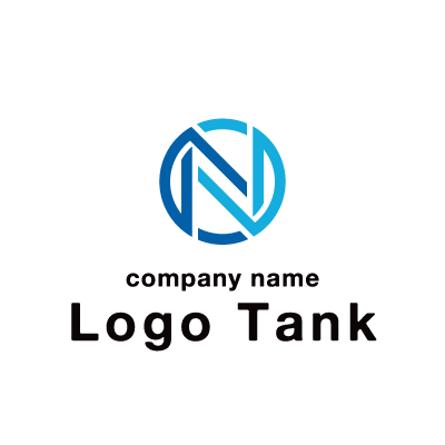 アルファベットのNをモチーフに繋がりをイメージしたロゴ