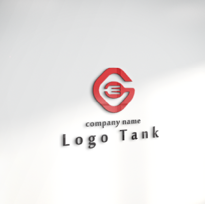 立体・カルプ看板作成 | スプーンとフォークがアルファベットのGを描いたロゴ