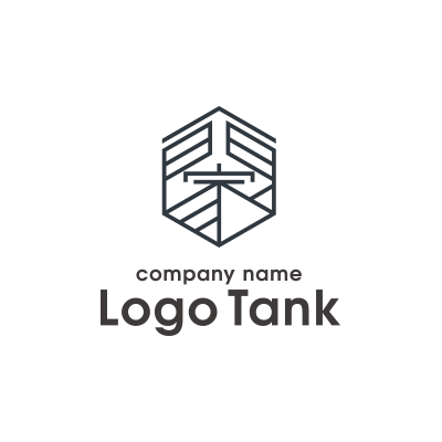 六角・構造ロゴ