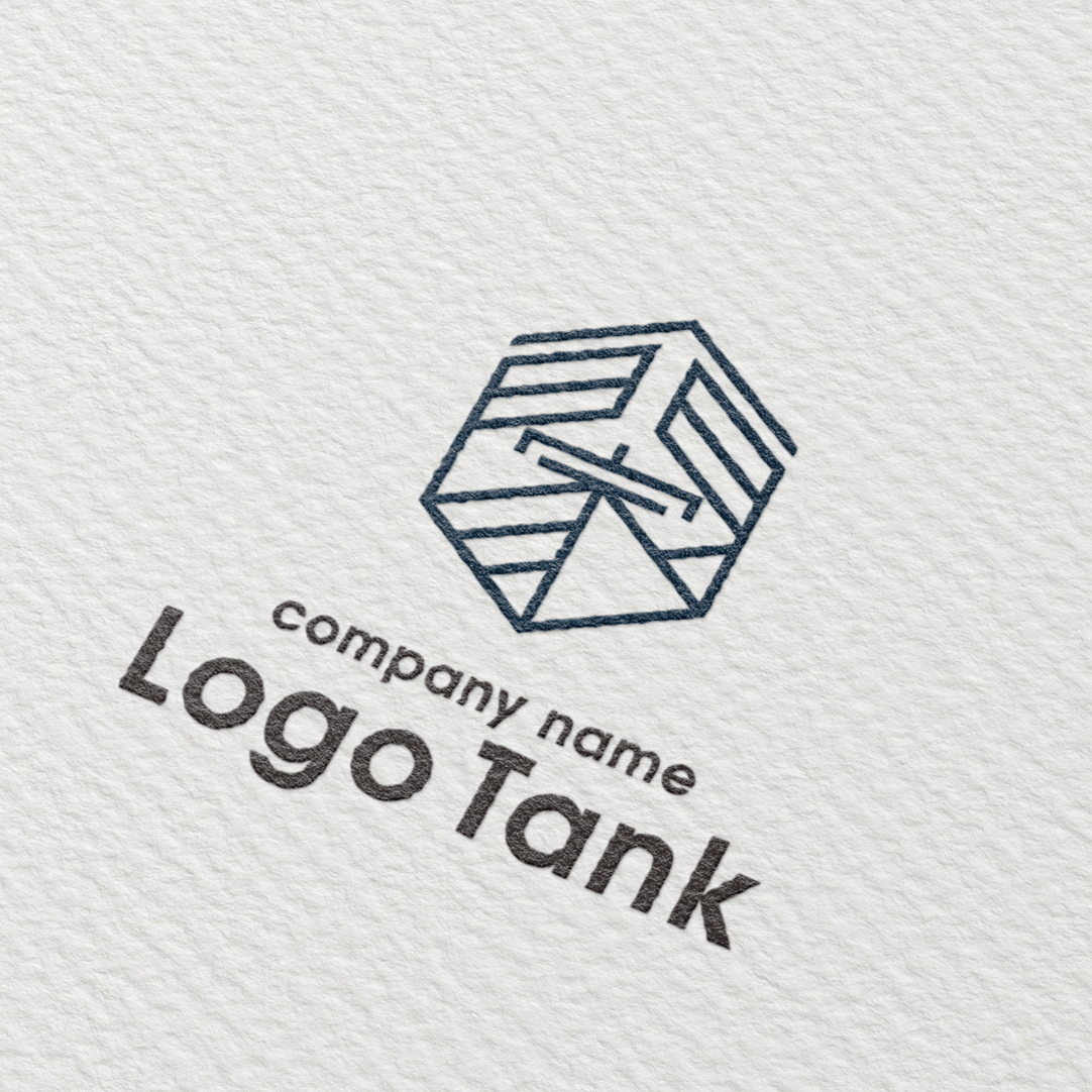 六角・構造ロゴ