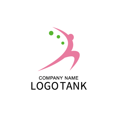 柔らかい曲線と明るい色使いが特徴のロゴ