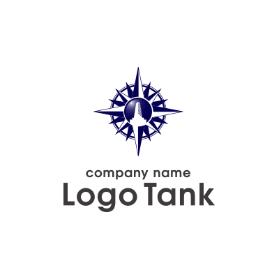 コンパス・地球ロゴ