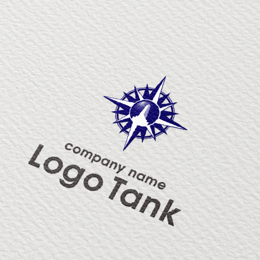 コンパス・地球ロゴ