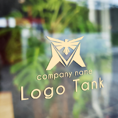 Victoryイーグル＜M＞ イーグル/鷹/鳥/勇敢/高級感/威厳/存在感/M/V/飛躍/ / 挑戦/勝利/ビクトリー/強者/王/ /,ロゴタンク,ロゴ,ロゴマーク,作成,制作