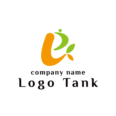 葉っぱとPのロゴ