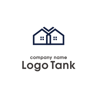 家・ツインロゴ