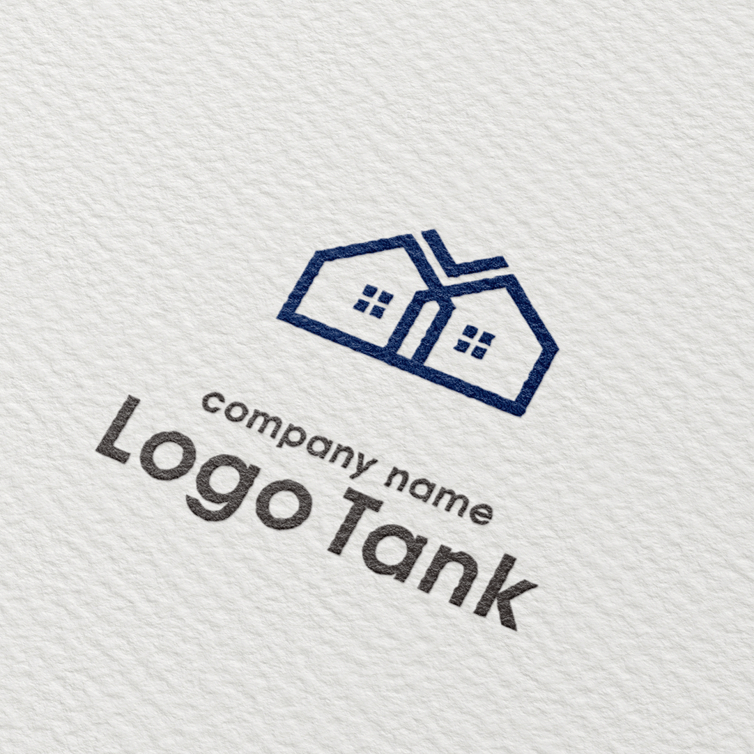 家・ツインロゴ