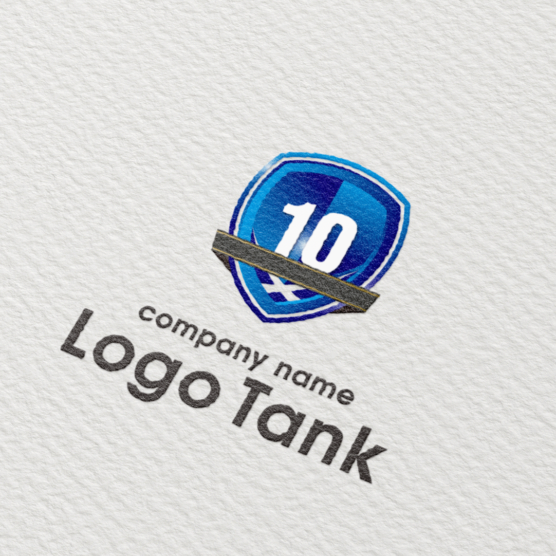 10・シールドエンブレムロゴ