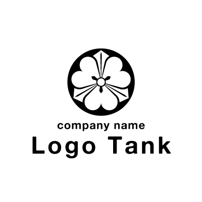 丸に剣片喰のロゴ