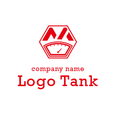 メーターのかっこいいロゴマーク ロゴタンク 企業 店舗ロゴ シンボルマーク格安作成販売