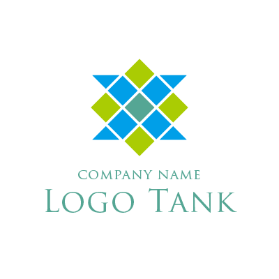 シンプルな図形組み合わせロゴマーク ロゴタンク 企業 店舗ロゴ シンボルマーク格安作成販売