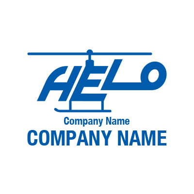 ヘリのロゴマーク ヘリ / HELO / ヘリコプター / 飛行機 / 文字 / ロゴ / マーク / デザイン / 空飛ぶ / 空中散歩 / シンボルマーク / 作成 / 制作 /,ロゴタンク,ロゴ,ロゴマーク,作成,制作